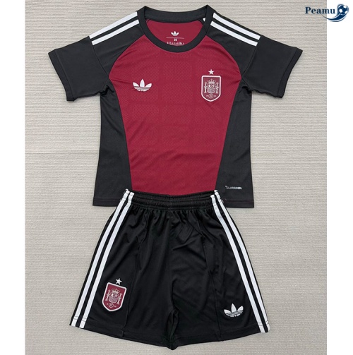 Peamu Maillot foot España Enfant Gardien de but rouge 2026-2027