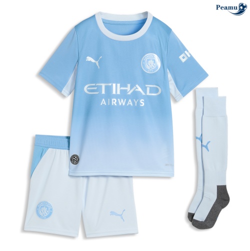 Peamu Maillot foot Manchester City Enfant Domicile 2026-2027