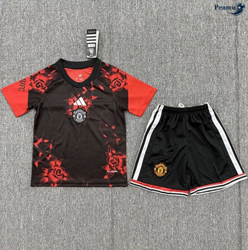 Peamu Maillot foot Manchester United Enfant Rouge 2026-2027