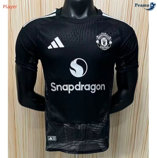 Maillot foot Manchester United Player Gardien De But Noir 2026-2027 Grossiste