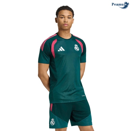 Maillot foot Real Madrid Training Vert foncé 2026-2027 Discout