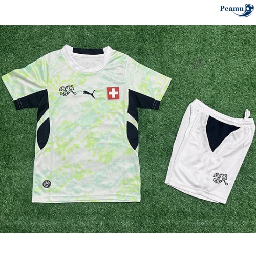 Maillot foot Suisse Enfant Exterieur 2026-2027 Personnalisé