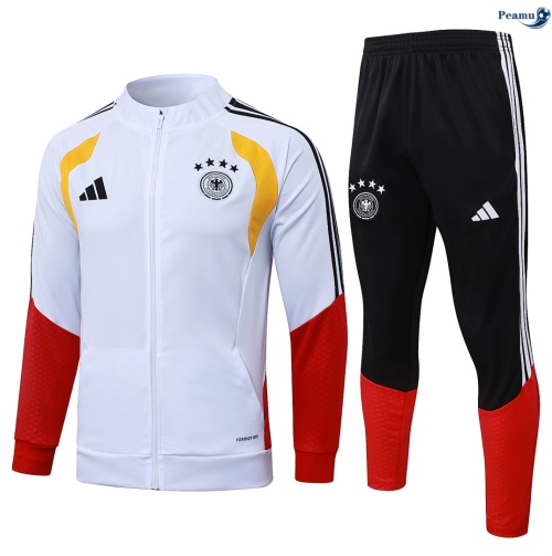 Veste Survetement Allemagne Enfant Blanc 2026-2027 Chinois