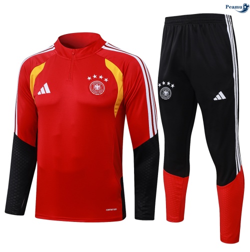 Survetement Allemagne Enfant Rouge 2026-2027 Officiel