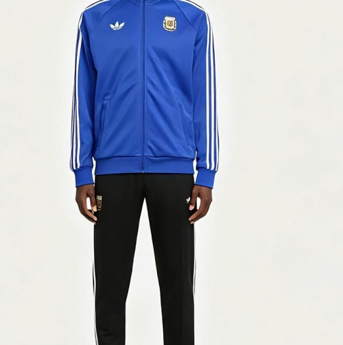 Veste Survetement Argentine Enfant Bleu 2026-2027 Personnalisé