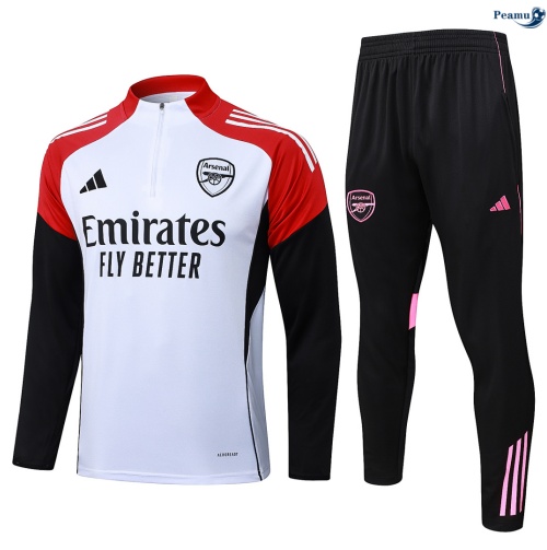 Survetement Arsenal Enfant Blanc 2026-2027 Soldes