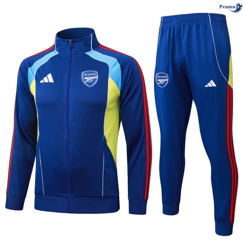 Veste Survetement Arsenal Enfant Bleu 2026-2027 Chinois