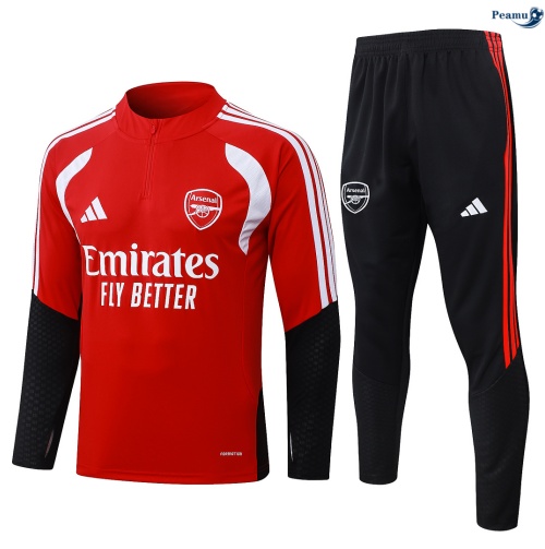 Survetement Arsenal Rouge 2026-2027 Personnalisé