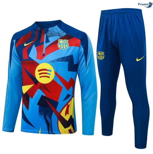 Survetement Barcelone Enfant Bleu 2026-2027 Officiel