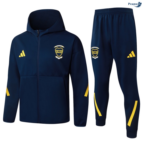 Veste Survetement Boca Juniors à capuche Bleu Marine 2026-2027 Discout