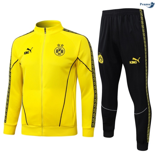 Veste Survetement Borussia Dortmund Jaune 2026-2027 Grossiste