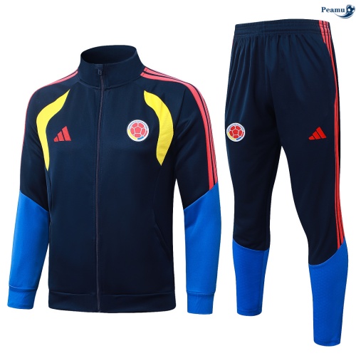 Veste Survetement Colombie Bleu Marine 2026-2027 Soldes