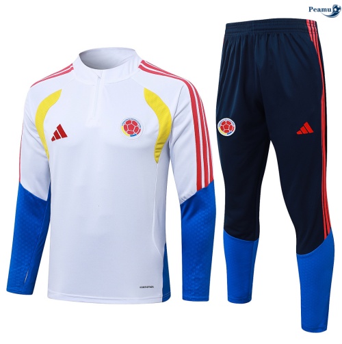 Survetement Colombie Blanc 2026-2027 Grossiste