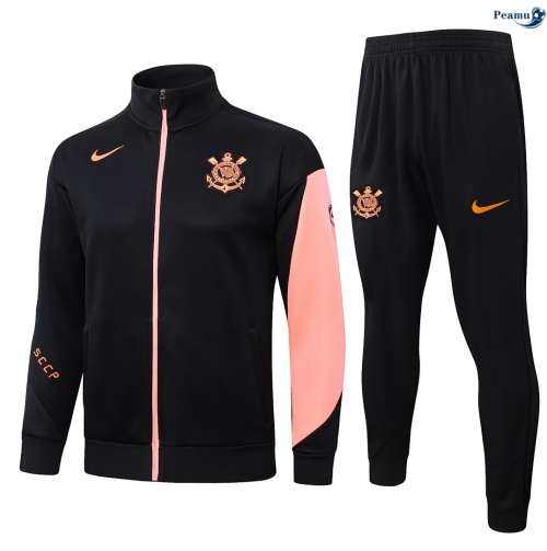 Veste Survetement Corinthians Noir/Orange 2026-2027 Original