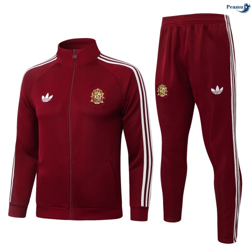Veste Survetement Espagne Rouge 2026-2027 Prix