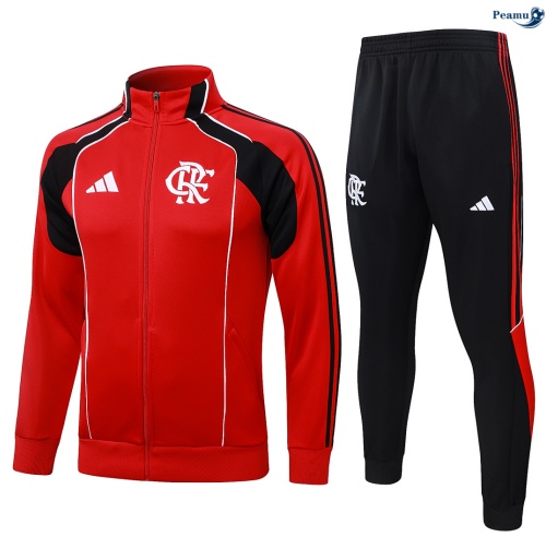 Veste Survetement Flamengo Rouge/Noir 2026-2027 Discout