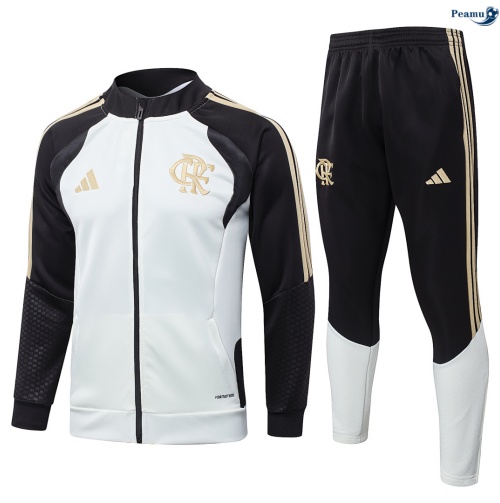 Veste Survetement Flamengo blanc cassé 2026-2027 Personnalisé
