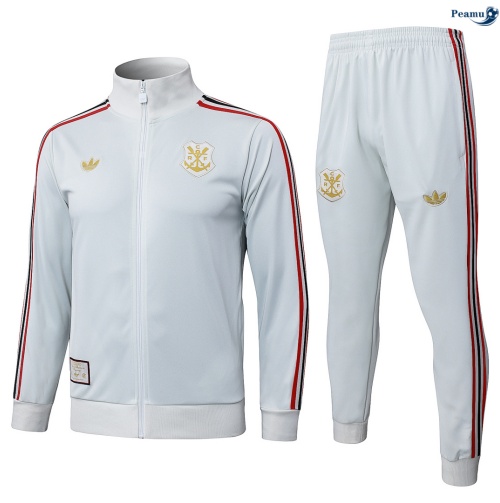 Veste Survetement Flamengo Gris Clair 2026-2027 Original