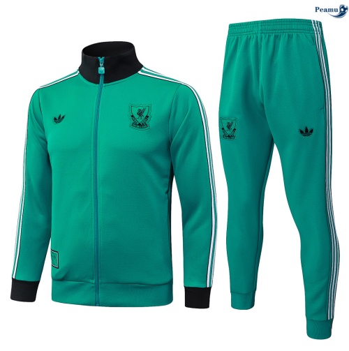Veste Survetement Liverpool Vert 2026-2027 Grossiste