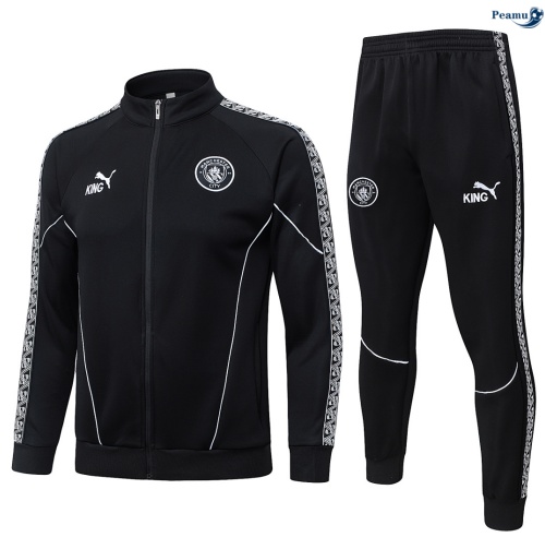 Veste Survetement Manchester City Noir 2026-2027 Original