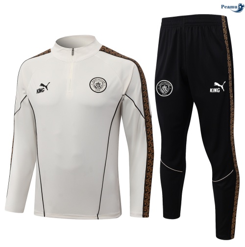 Survetement Manchester City blanc cassé 2026-2027 Outlet