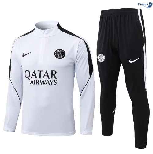 Survetement PSG Enfant Blanc 2026-2027 Personnalisé
