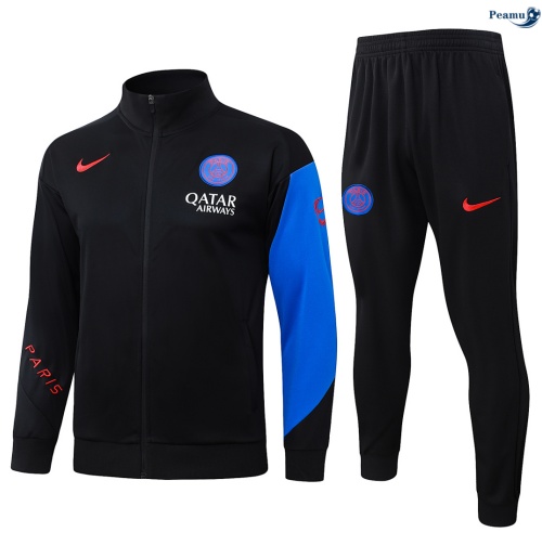 Veste Survetement PSG Noir/Bleu 2026-2027 Prix