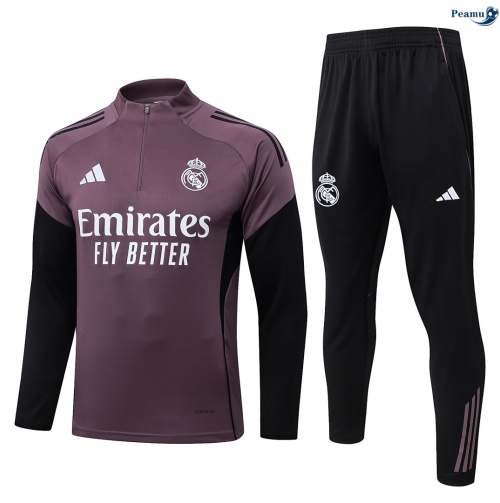 Survetement Real Madrid Enfant Gris/Violet 2026-2027 Grossiste