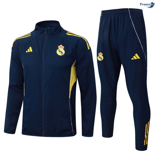 Coupe vent Real Madrid Bleu Marine 2026-2027 Discout