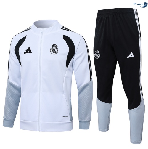 Veste Survetement Real Madrid Blanc 2026-2027 Prix