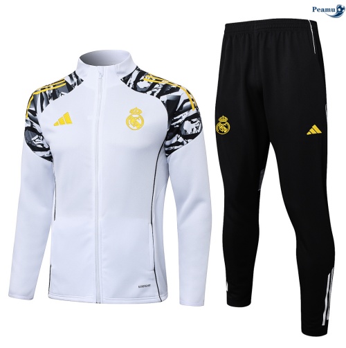 Veste Survetement Real Madrid Blanc 2026-2027 Officiel