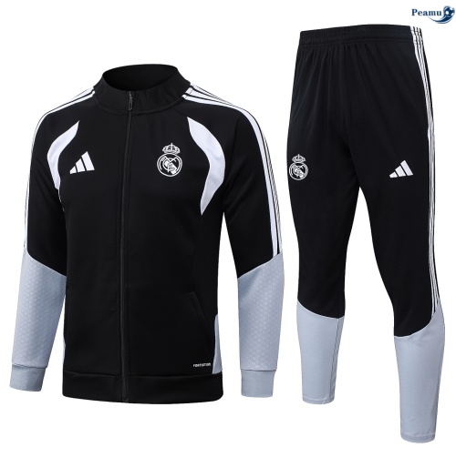 Veste Survetement Real Madrid Noir 2026-2027 Outlet