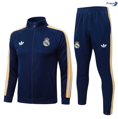 Veste Survetement Real Madrid Bleu Marine 2026-2027 Discout