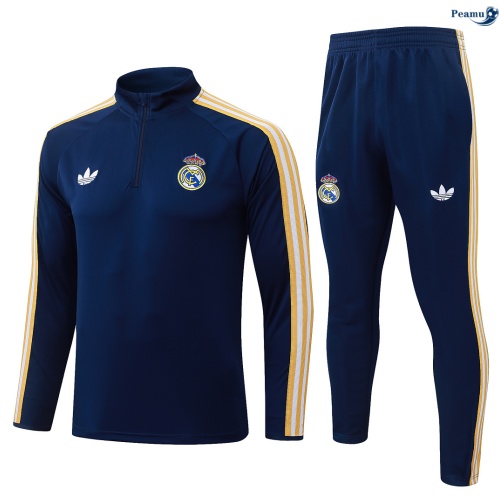 Survetement Real Madrid Bleu Marine 2026-2027 Personnalisé