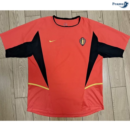 Peamu Maillot foot Retro Belgica Domicile 2002