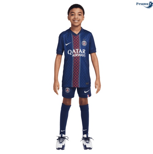 Peamu Maillot foot PSG Enfant Domicile 2025-2026 2 étoiles