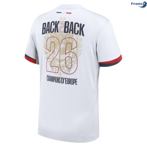 Peamu Maillot foot PSG Extérieur 2 étoiles Champions D’Europe 2025-2026