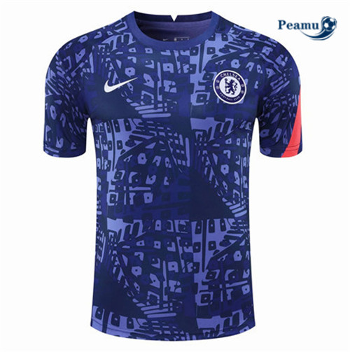 Peamu - Maillot foot Chelsea training Bleu 2020-2021