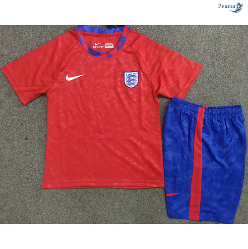 Peamu - Maillot foot Angleterre Enfant Rouge 2020-2021