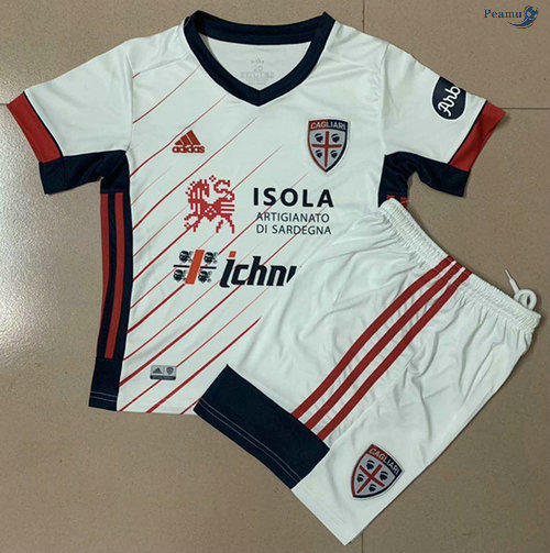 Peamu - Maillot foot Cagliari Enfant Exterieur 2020-2021
