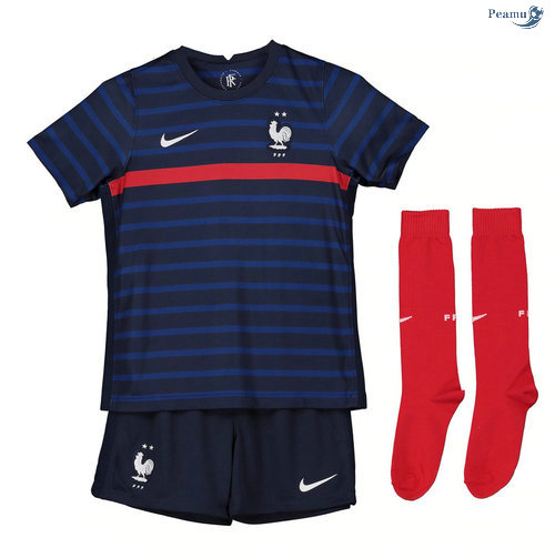 Peamu - Maillot foot France Domicile Enfant 2020-2021