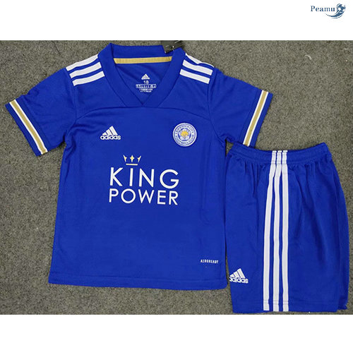 Peamu - Maillot foot Leicester City Enfant Domicile 2020-2021