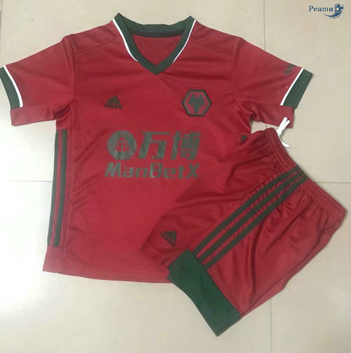 Peamu - Maillot foot Wolves Enfant Third 2020-2021