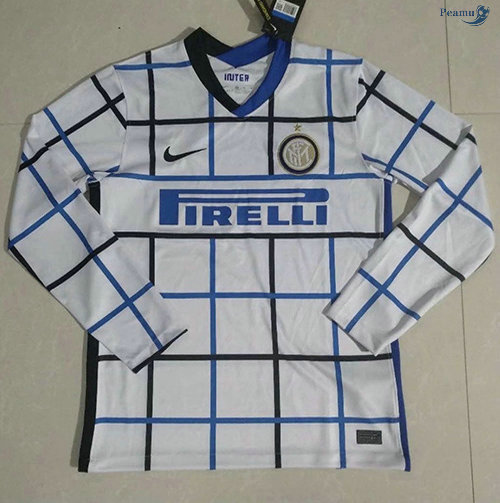 Peamu - Maillot foot Inter Milan Exterieur Manche Longue 2020-2021