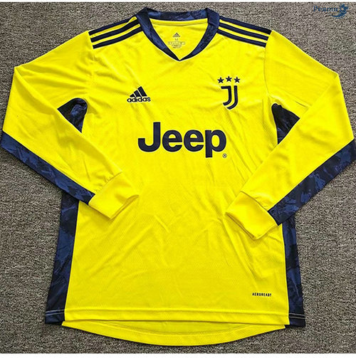 Peamu - Maillot foot Juventus Gardien de But Jaune Manche Longue 2020-2021
