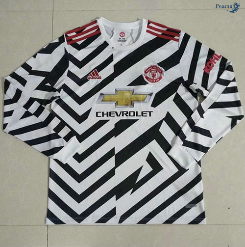 Peamu - Maillot foot Manchester United Third Manche Longue 2020-2021