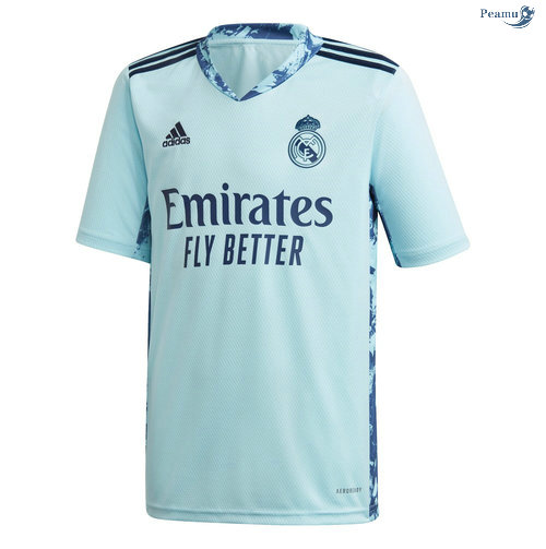 Peamu - Maillot foot Real Madrid Gardien de But Bleu 2020-2021