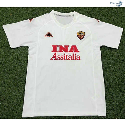 Peamu - Maillot Foot Rétro AS Rome Exterieur 2000-01