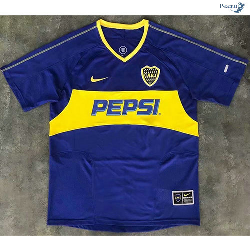 Peamu - Maillot Foot Rétro Boca Juniors Domicile 2003-04