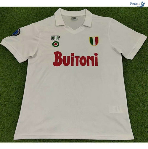 Peamu - Maillot Foot Rétro Naples Exterieur 1987-88